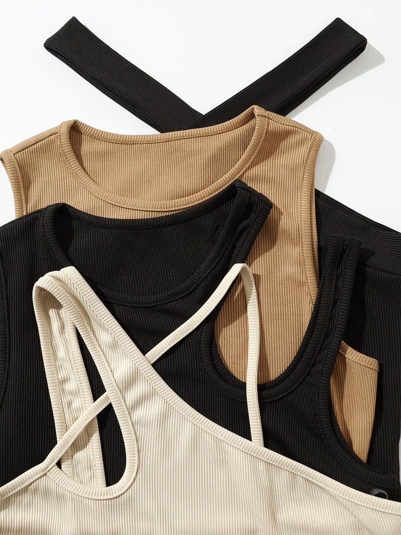 4 Pack Asymmetrical Bodysuit Set - Image 4