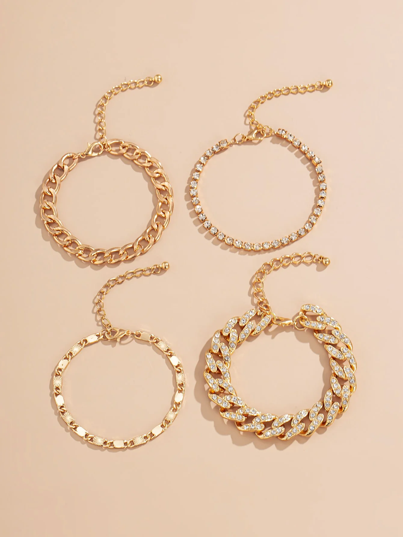 4 Piece Kim Chain Bracelet Set - Image 4