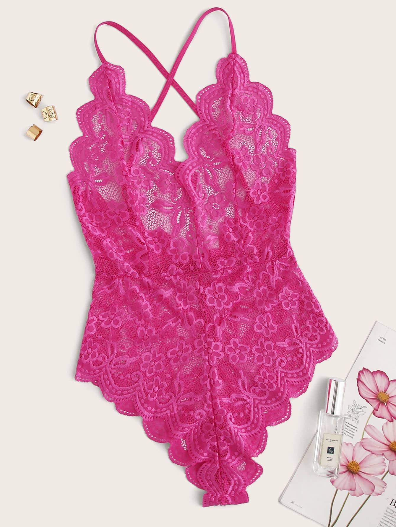 Cross Lace Teddy - Image 4