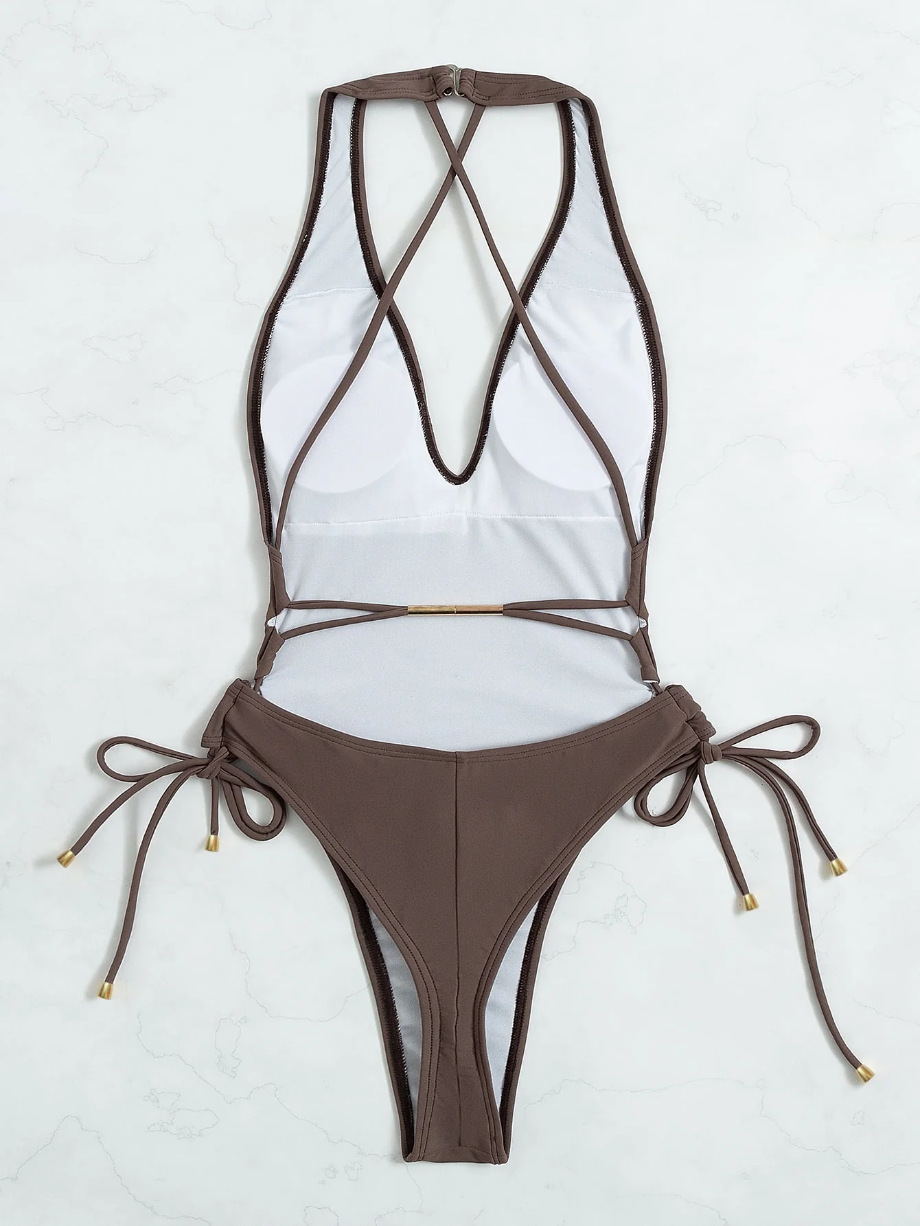 Never Leaving One Piece Swimsuit - Image 9