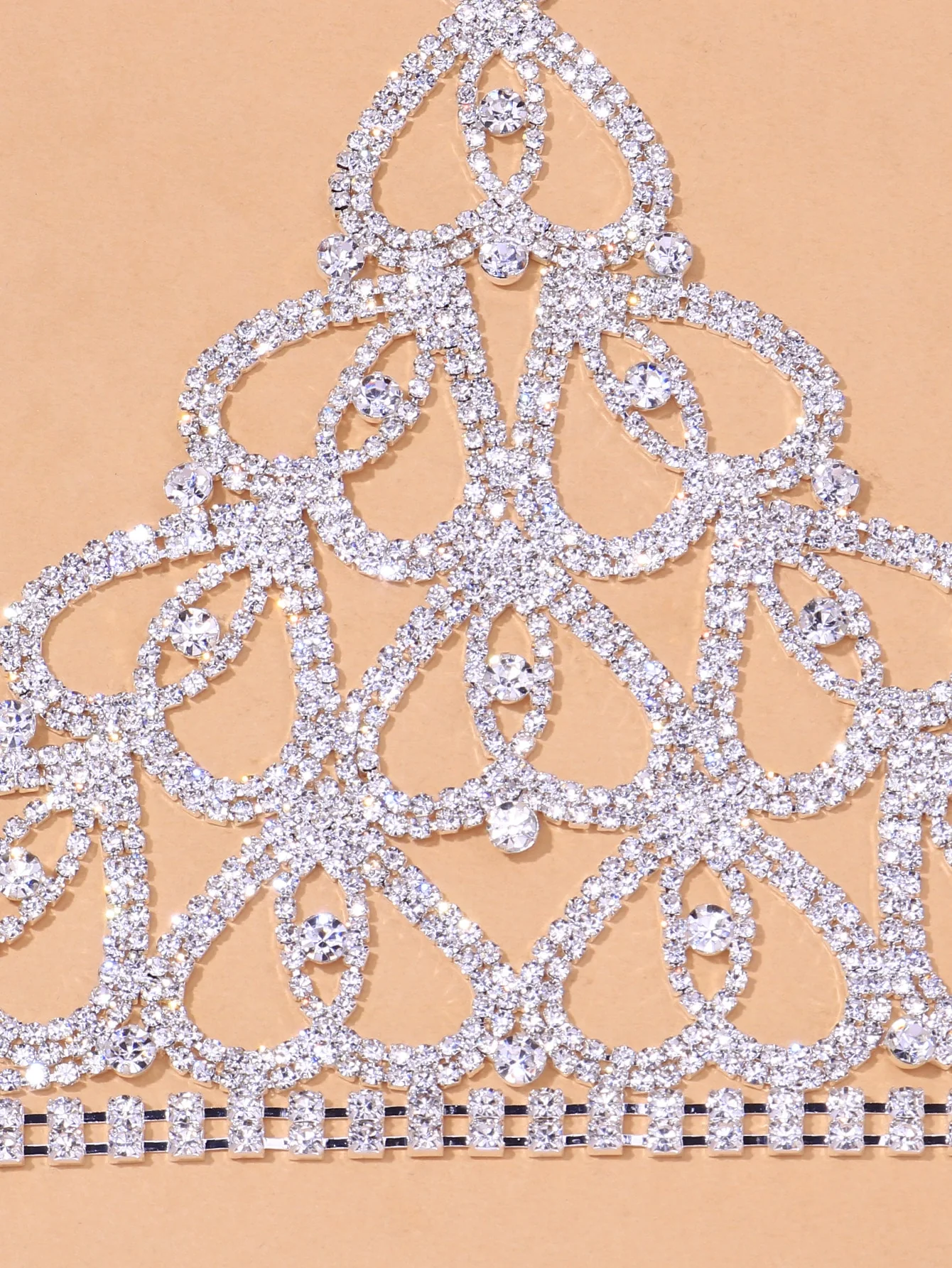 Rhinestone Chain Bra - Image 3