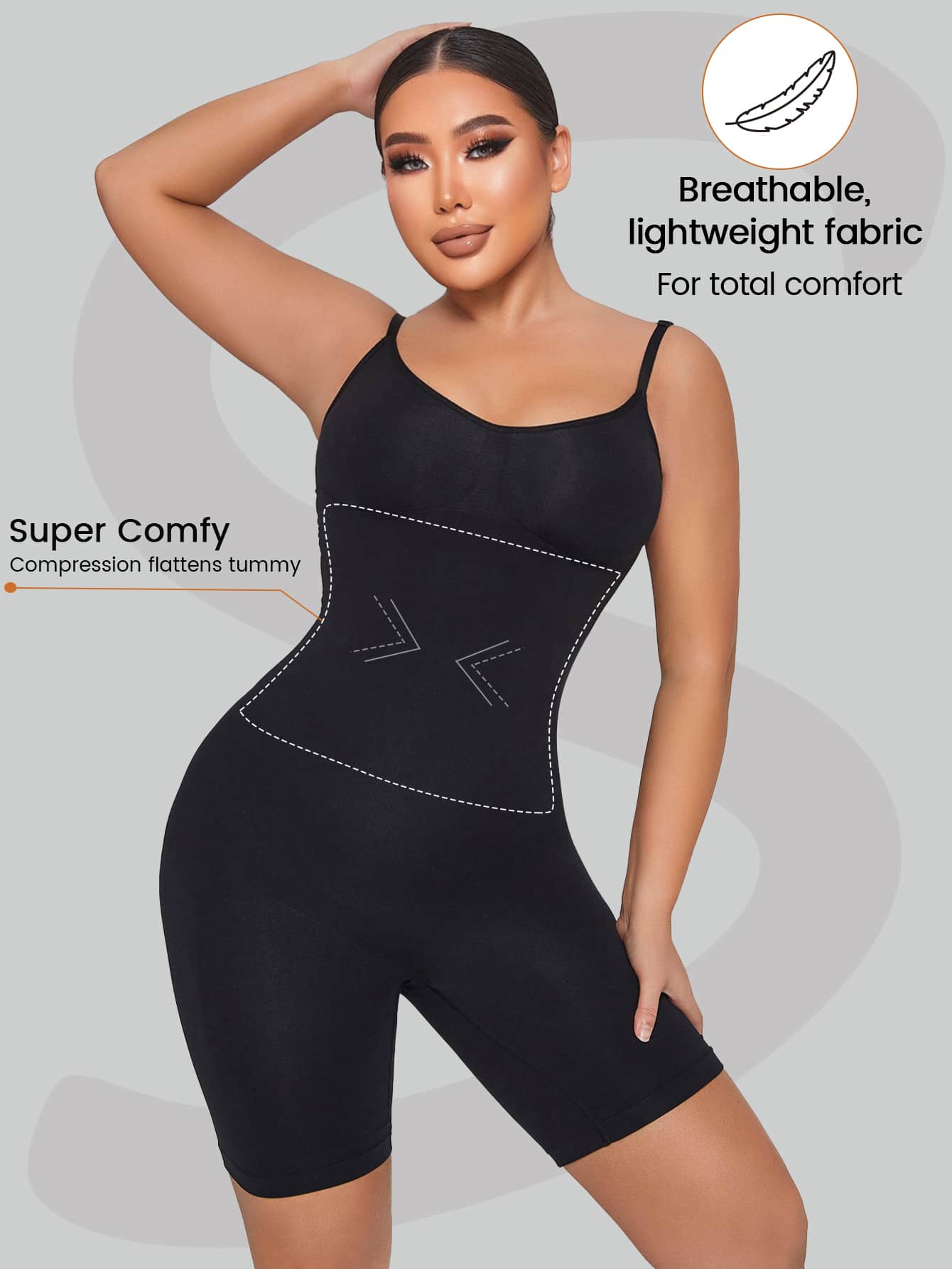 Seamless Shapewear Bodysuit - Image 10