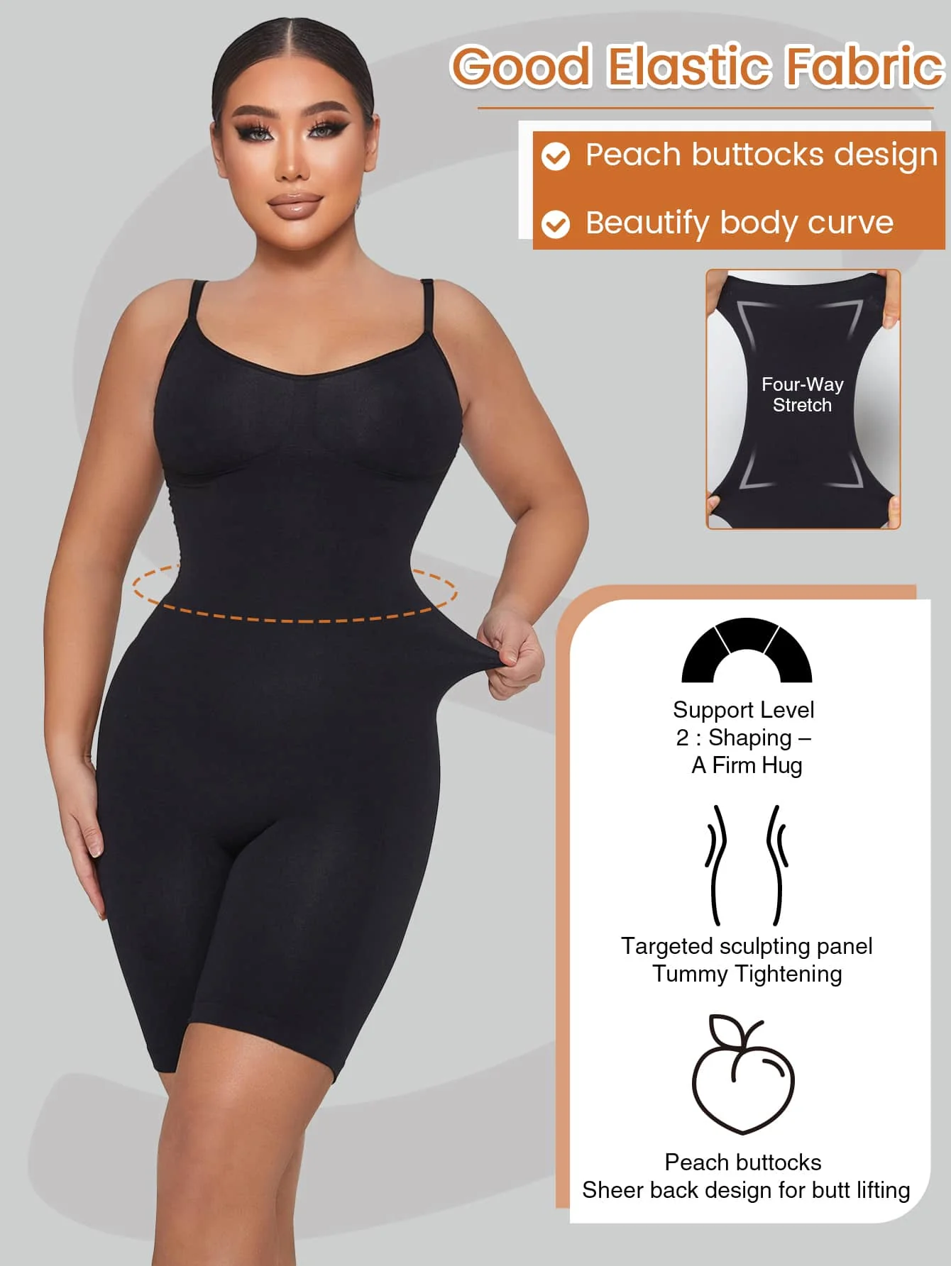 Seamless Shapewear Bodysuit - Image 12