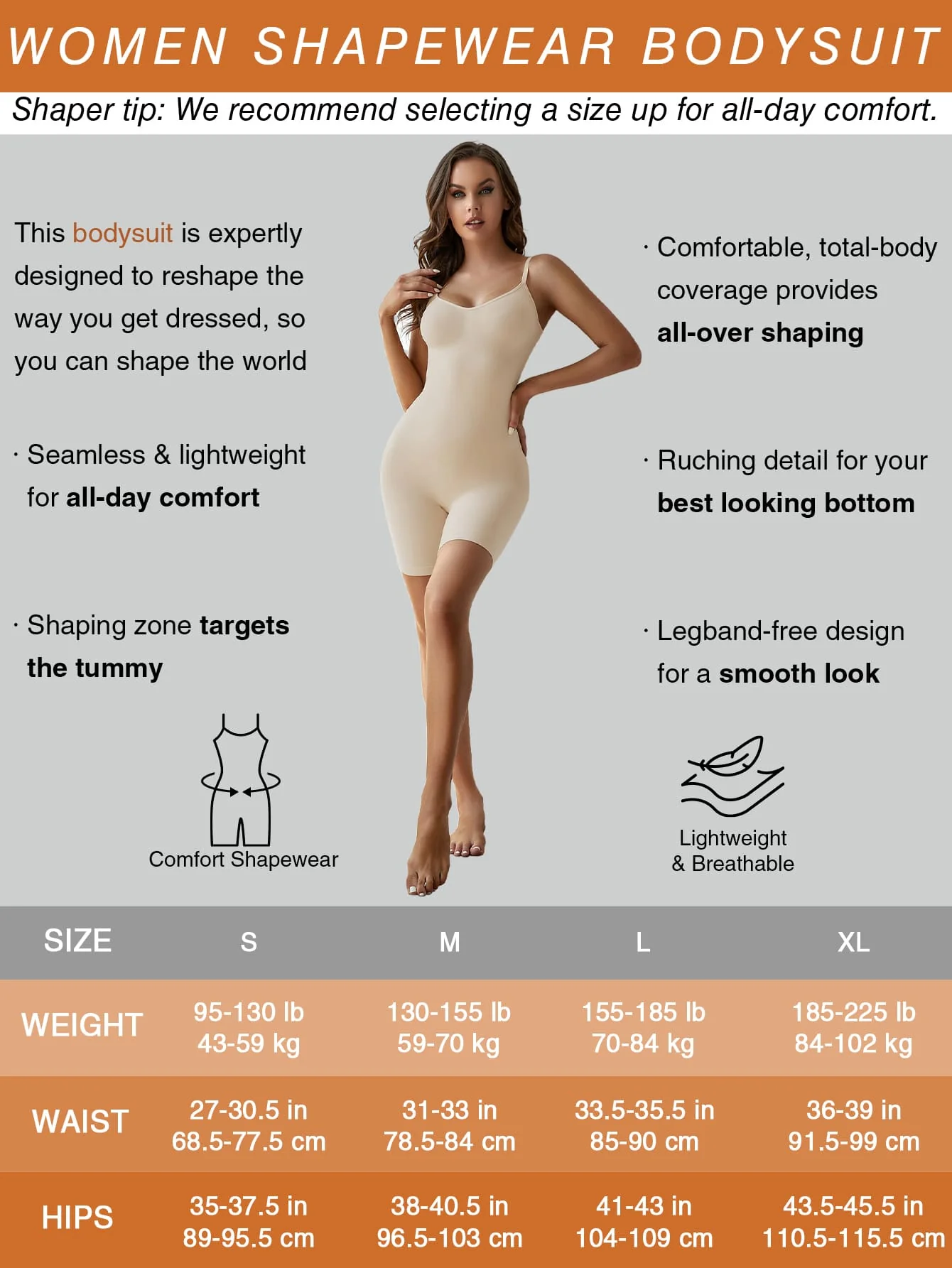 Seamless Shapewear Bodysuit - Image 8