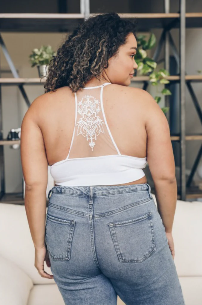 Curve Tattoo Bralette - Image 3